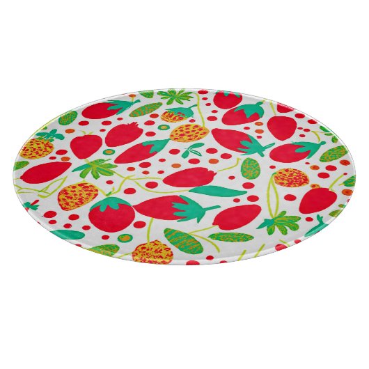 Fruchtbare Palette Vivid Muster Schneidebrett (Ecke)