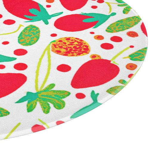 Fruchtbare Palette Vivid Muster Schneidebrett (Ecke)