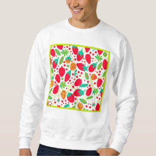 Fruchtbare Palette Vivid Muster Sweatshirt