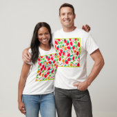 Fruchtbare Palette Vivid Muster T-Shirt (Unisex)