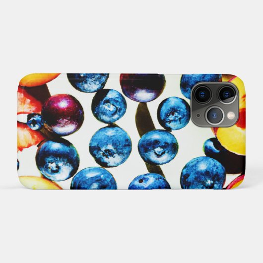 Fruchtbares, lebendiges Muster Case-Mate iPhone Hülle (Rückseite (Horizontal))