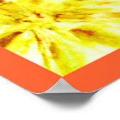 Fruchtbares, lebendiges Muster Poster (Ecke)