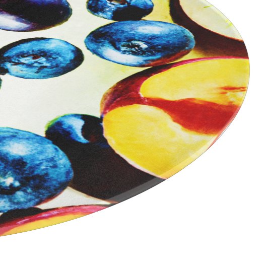 Fruchtbares, lebendiges Muster Schneidebrett (Ecke)