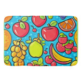 Fruchtbares Musterdesign Badematte (Vorderseite)