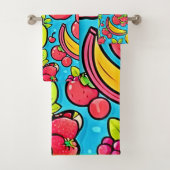 Fruchtbares Musterdesign Badhandtuch Set (Insitu)