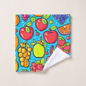 Fruchtbares Musterdesign Badhandtuch Set (Waschlappen)