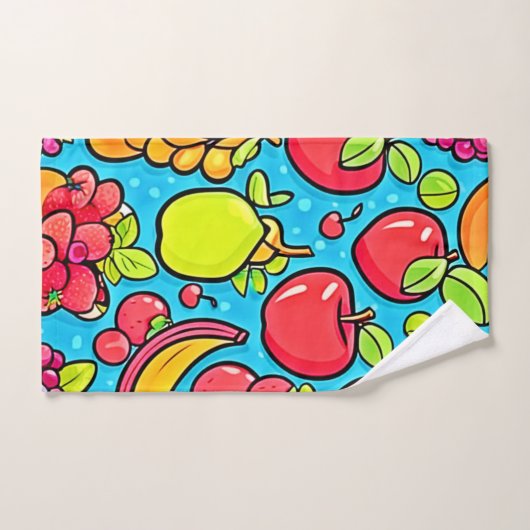 Fruchtbares Musterdesign Badhandtuch Set (Handtuch)