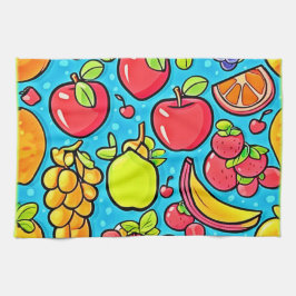 Fruchtbares Musterdesign Geschirrtuch