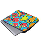 Fruchtbares Musterdesign Laptopschutzhülle (Vorne Knopf)