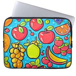 Fruchtbares Musterdesign Laptopschutzhülle