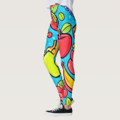 Fruchtbares Musterdesign Leggings (Links)