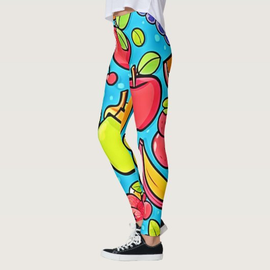 Fruchtbares Musterdesign Leggings (Links)