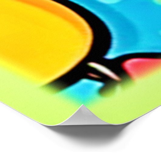 Fruchtbares Musterdesign Poster (Ecke)