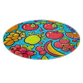 Fruchtbares Musterdesign Schneidebrett (Ecke)