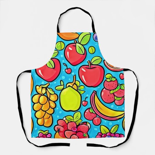 Fruchtbares Musterdesign Schürze (Vorderseite)