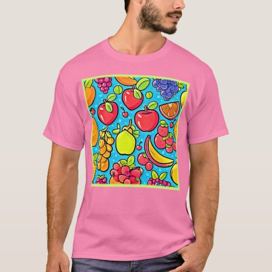 Fruchtbares Musterdesign T-Shirt (Vorderseite)