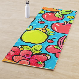 Fruchtbares Musterdesign Yogamatte