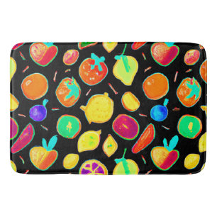 Fruchtbares Neon Visions Design Badematte