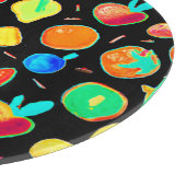 Fruchtbares Neon Visions Design Schneidebrett (Ecke)