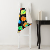 Fruchtbares Neon Visions Design Sherpadecke (Beispiel)