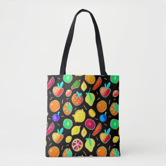 Fruchtbares Neon Visions Design Tasche (Vorderseite)