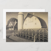 Fruchtbarkeit, Iowa von Grant Wood Dankeskarte (Vorne/Hinten)
