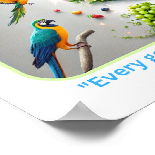 Fruchtbarkeitskarte Poster (Ecke)