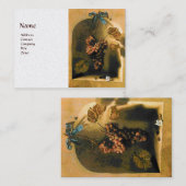 FRUCHTBAUERN DER SAISON RUSTIC Brown White Visitenkarte (Vorne/Hinten)