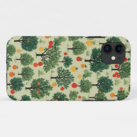 Fruchtbaummuster Case-Mate iPhone Hülle (Rückseite (Horizontal))