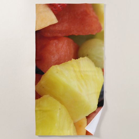 Fruchtbecher Strandtuch (Vorderseite)