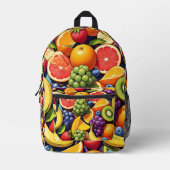 Fruchtblast Bedruckter Rucksack (Vorderseite)