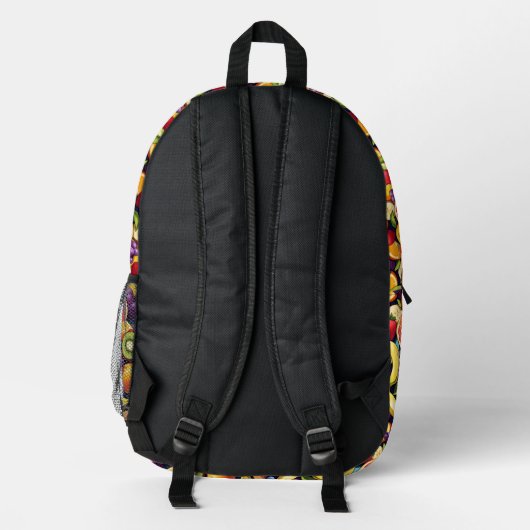 Fruchtblast Bedruckter Rucksack (Rückseite)