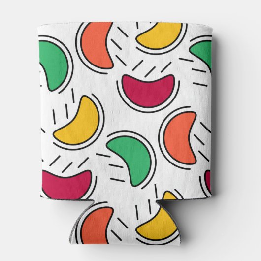 Fruchtbonbons-Muster Dosenkühler (Rückseite)