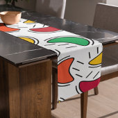 Fruchtbonbons-Muster Großer Tischläufer