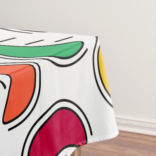 Fruchtbonbons-Muster Tischdecke (Beispiel)