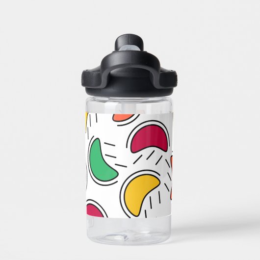 Fruchtbonbons-Muster Trinkflasche (Rückseite)