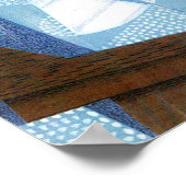 Fruchtbowl von Juan Gris, Vintager Kubismus Stilll Poster (Ecke)