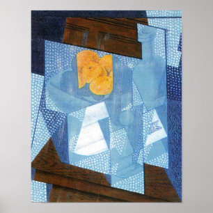 Fruchtbowl von Juan Gris, Vintager Kubismus Stilll Poster