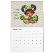 Früchtchen-Babys-Launenhafte-Mädchen-in-Fruchtklei Kalender (Feb 2027)