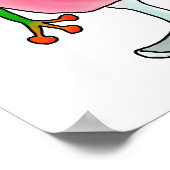 Fruchtcocktail Frosch Poster (Ecke)
