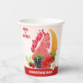 Fruchtcocktail-Party Pappbecher (Vorderseite)