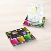 Fruchtcocktail-Untersetzer Glasuntersetzer (Schrägansicht)