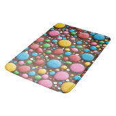Fruchtcreme Milchschokolade Muster Bath Mat Badematte (Schrägansicht)