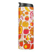 Fruchtdoodles: Vintages Sommermuster. Thermosbecher (Nach rechts gedreht)
