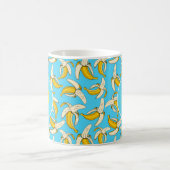 Fruchtdruckspur für Funky Tropical Banana Muster Kaffeetasse (Mittel)