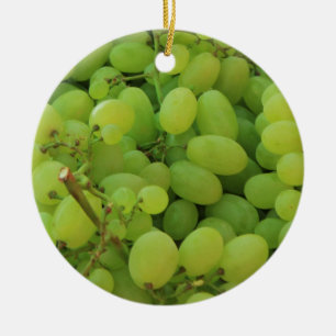 Früchte auf einem provenzalischen Markt Weihnacht Keramik Ornament