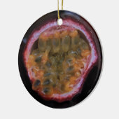 Früchte auf einem provenzalischen Markt Weihnachts Keramikornament (Links)