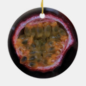 Früchte auf einem provenzalischen Markt Weihnachts Keramikornament (Hinten)