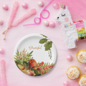 Früchte auf Papier-Tellern Pappteller (Party)