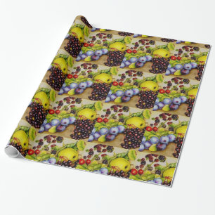Früchte aus der Hecke Fine-Art-Verpackung Geschenkpapier